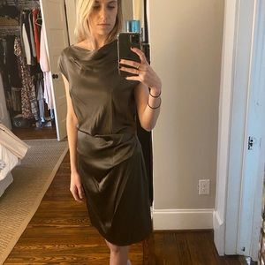 Helmet Lang silk grey dress. Never worn